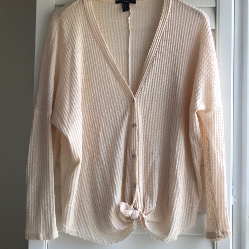 Tie Bottom Forever 21 top size S